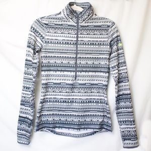 Nike Dri-Fit Zip Up (Black, White, & Gray) size XS